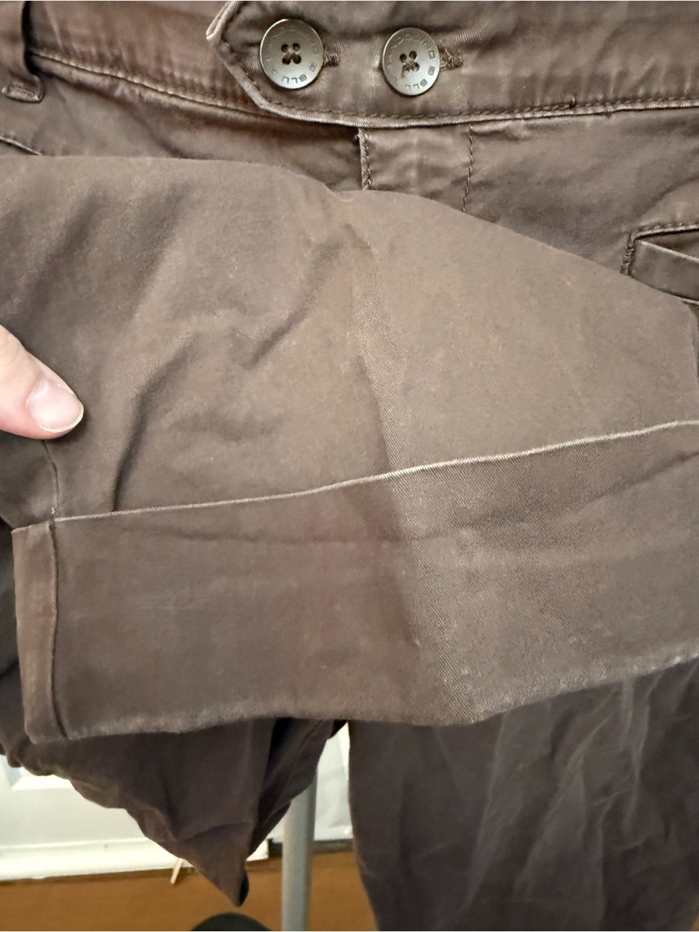 Bandolino Brown Straight-Leg Chino Pants - Picture 5 of 9